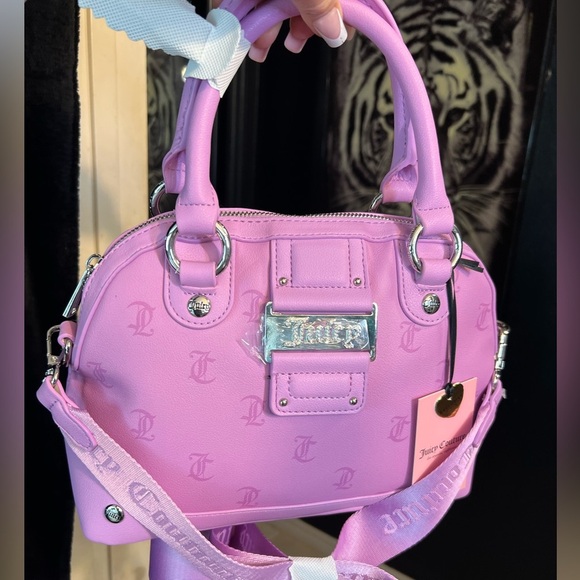 Juicy Couture💜 EXCLUSIVE💜 Violet Tulle Y2CUTE DOME SATCHEL (NWT) - Picture 7 of 16